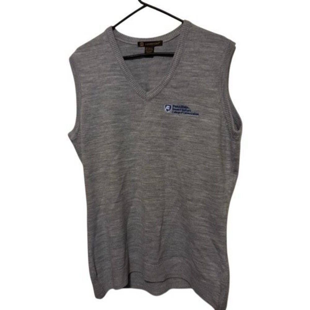 Penn State College Of Communications Size Medium Gray Sweater Vest